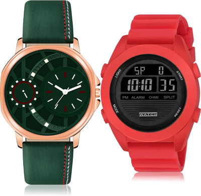 TIMOXIDE BM49-DG84 Analog-Digital Watch  - For Men