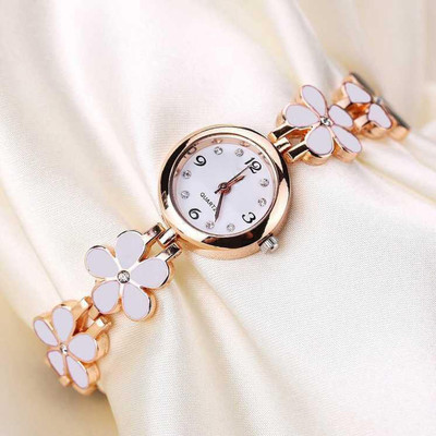 Krunesh Congres flower New Range Roe Gold & Flower Partyedding Analog Watch For Girls Analog Watch  - For Women