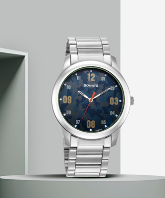 SONATA 77106SM06W - SDM332 -SONATA CAMO Camo Analog Watch  - For Men
