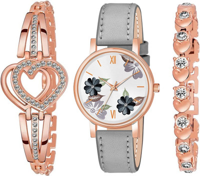 MAHAKAPI Festive Season Special Combo Of 3 Accessory Festive Season Special Combo Of 3 Accessory Analog Watch  - For Girls