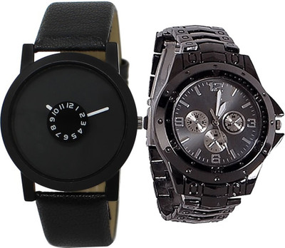 Scepter Black Rosra & lormm-1 Analog Watch  - For Men