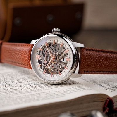 Earnshaw Cornwall Skeleton Analog Watch  - For Men