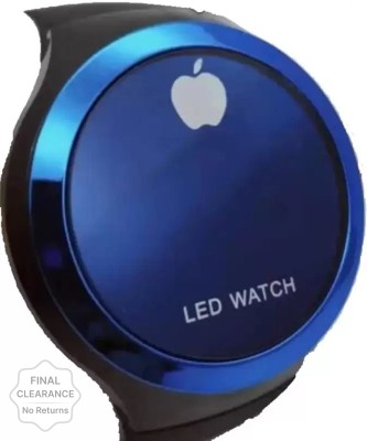 Daydreamer DIGITAL APPLE LOGO ROUND SILICON STRAP WATCH PACK OF 01 Analog-Digital Watch  - For Men & Women