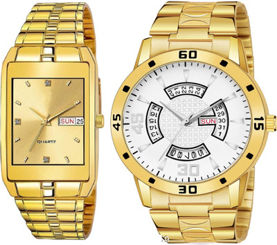 Caihong Golden-Golden-Gold-22 Analog Watch  - For Men