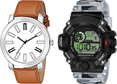 Brostin Formal / Casual Analog-Digital Men's Combo Watches Analog-Digital Watch  - For Men