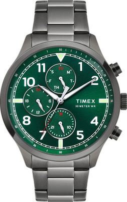 TIMEX TWEG23903 TIMEX Green Round Dial Analog Watch  - For Men