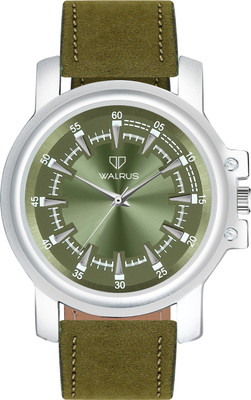 Walrus Walrus Green Dial Analog Vegan Leather Strap Wrist Watch For Men URBAN-IV Analog Watch  - For Men