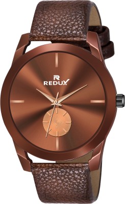REDUX MW-402 Brown Dial Synthetic Leather Water Resistant Formal Analog Watch  - For Boys & Girls