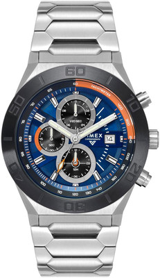 TIMEX TWEG24900 Blue Round Dial Chronograph Quartz Analog Watch  - For Men