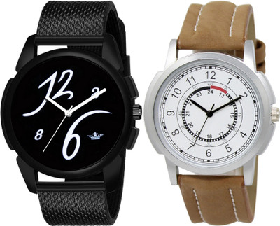 TVILLA White Numbers MZ-LR17 Analog Watch  - For Men