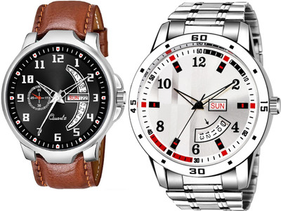 Caihong BRN-1-AND-SLV-8 Analog Watch  - For Men