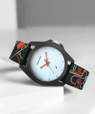 Fastrack 68011PP01W Tees Analog Watch  - For Men & Women