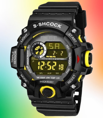 HALA SSA Digital Watch Multi-Function Stylish Sports Silicon Strap Amazing Look Style Digital Watch  - For Boys