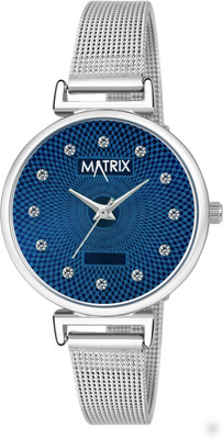 MATRIX Glamm Stone Studded Dial Glamm Stone Studded Dial Analog Watch  - For Women