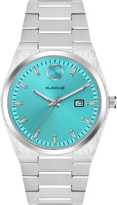 KLOCKAN 218 KLOCKAN Men’s Analog Quartz Watch Stainless Steel Chain green Dial Date Display Analog Watch  - For Men