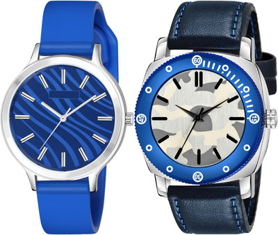 TVILLA Blue Big Dial MZ-LR54 Analog Watch  - For Men & Women