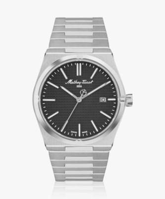 Mathey-Tissot H117AN Swiss Made Quartz Black Dial Analog Watch  - For Men