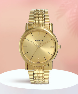 SONATA NP7987YM06W SO Mass Analog Watch  - For Men