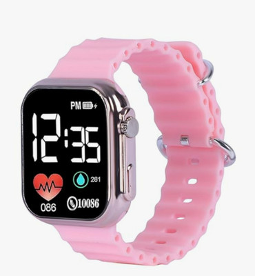 NKBB TRADERS DIGITAL WATCH PINK STRAP WATCH Analog-Digital Watch  - For Boys & Girls