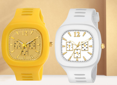 HALA MILLER COMBO Stylish Premium Quality Men Watch Square Dial Wrist Sports Watch with Pack of 2 Analog Watch  - For Boys