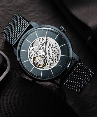 Titan 90110QM01 Titan Mechanical Analog Watch  - For Men
