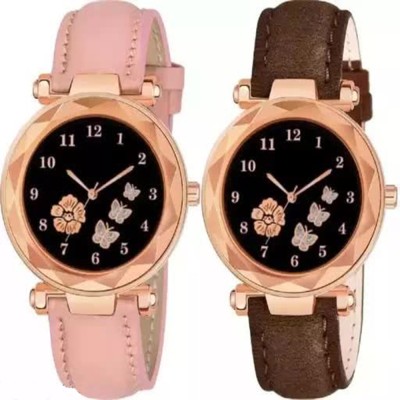 Endeavour New Trending Latest Watch With 2 Pic Combo Offer Leather Belt Analog Watch  - For Women