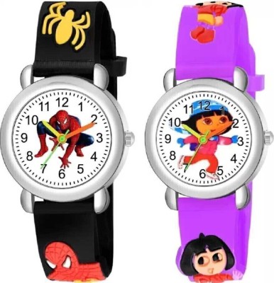 dmash COMBO SET OF 2 WATCH-02-ANALOG-02 PLASTIC KIDS ANALOG WATCH Analog Watch  - For Boys & Girls