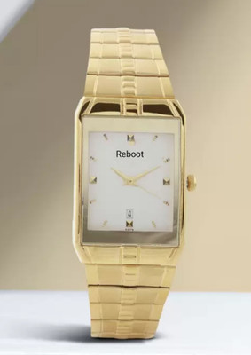Reboot T9151YM03 WHITE DATE ON 6 FUNCTIONING WITH LONG LAST GOLD PLATED WATCH T9151YM03 WHITE DATE ON 6 FUNCTIONING WITH LONG LAST GOLD PLATED WATCH Analog Watch  - For Men