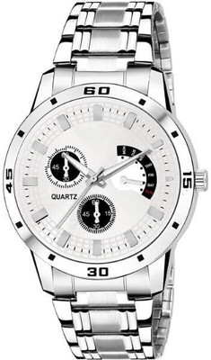 MAHAKAPI Daily Wear Formal Stainless Steel Every day wear Black Dial with Stainless Steel Strap -Bracelet Watch Analog Watch  - For Men