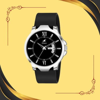 Giomex Casual DD Black Silicon Black Strap_1 Analog Watch Analog Watch  - For Men