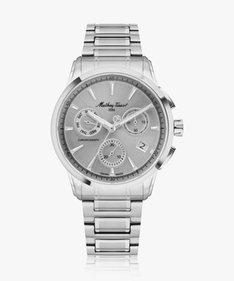 Mathey-Tissot H198CHAS Swiss Made Lancelot Chronograph Quartz Silver Dial Analog Watch  - For Men