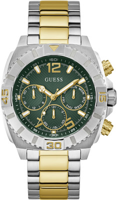 GUESS GW0800G1 Traction Green Round Dial Analog Watch  - For Men