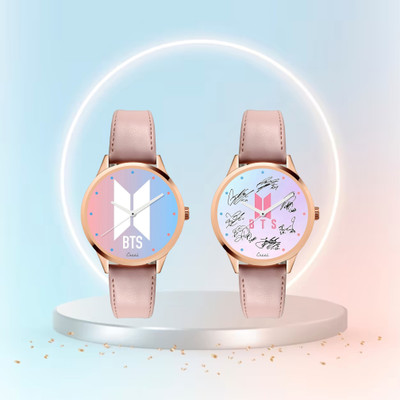 EXCEL BTS_Combo 002 BTS Series Analog Watch  - For Girls