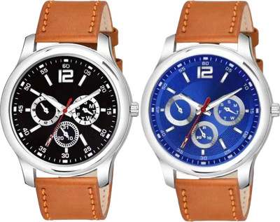 MAHAKAPI 3D-DIALS Oval Shaped-Rounded Formal Contrast Fast Selling Premium 3D-DIALS Oval Shaped-Rounded Formal Contrast Fast Selling Premium Analog Watch  - For Men