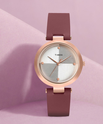 TIMEX Fashion Silver-Dial Analog Watch  - For Women