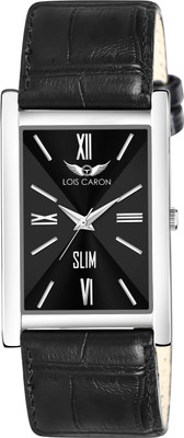 LOIS CARON LCS-4285 Minimalist Slim ALL BLACK Series watch for boys & men perfect for any Occasion Analog Watch  - For Men