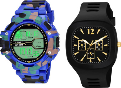 Brostin Brithday Special Analog-Digital Men's Combo Watches Analog-Digital Watch  - For Men