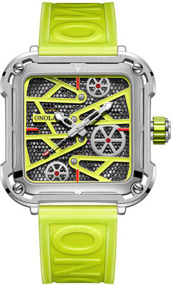OVERFLY ONOLA Skeleton Dial Automatic Mechanical Luxury Analog Watch  - For Men