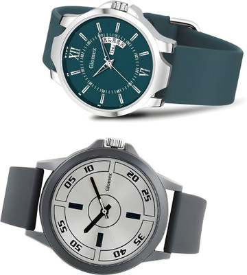 Giomex Trendy Giomex New Collection Silicone Strap With Quartz Movement Analog Watch  - For Men