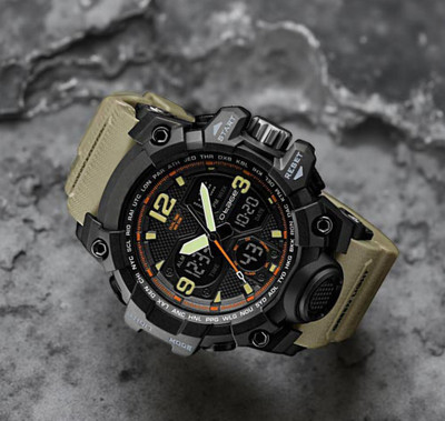 otage Fancy Dual Time  Analog-Digital Watch  - For Men