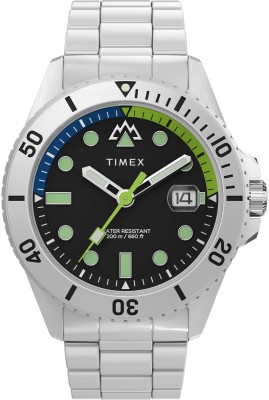 TIMEX TW2W41900X6 Expedition North Black Round Dial Analog Watch  - For Men