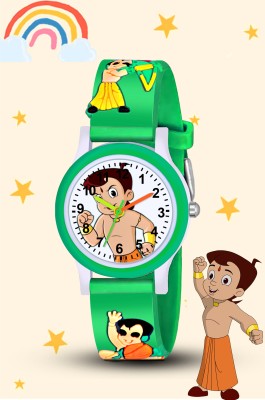 SPINOZA Attractive Green color cartoon Chota Bheem new design analog watch Analog Watch  - For Boys & Girls