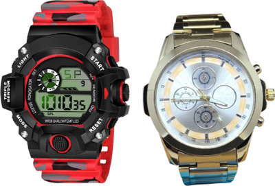 Brostin New 2025 Launch Analog-Digital Men's Combo Watches Analog-Digital Watch  - For Men