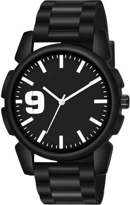 ETLIS New All Black Stylish New All Black Stylish Analog Watch  - For Men