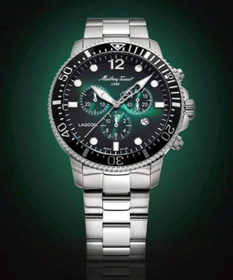 Mathey-Tissot H123CHAV Swiss Made Lagoon Chronograph Quartz Green Dial Analog Watch  - For Men