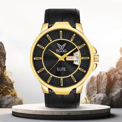 FOGG 1215-Black Analog Watch  - For Men