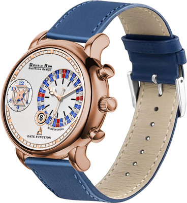 DoubleRun Analog Watch  - For Men