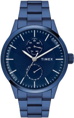 TIMEX TWEG19940 Blue Round Dial Quartz Analog Watch  - For Men