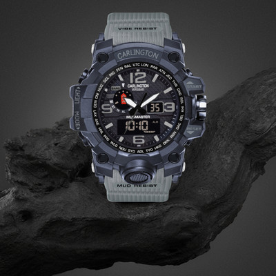 Carlington CT 3344 Grey Endurance Series Analog-Digital Watch  - For Men