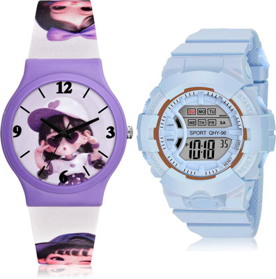 TIMETRANSELEVATE CM705-DG34 Analog-Digital Watch  - For Girls